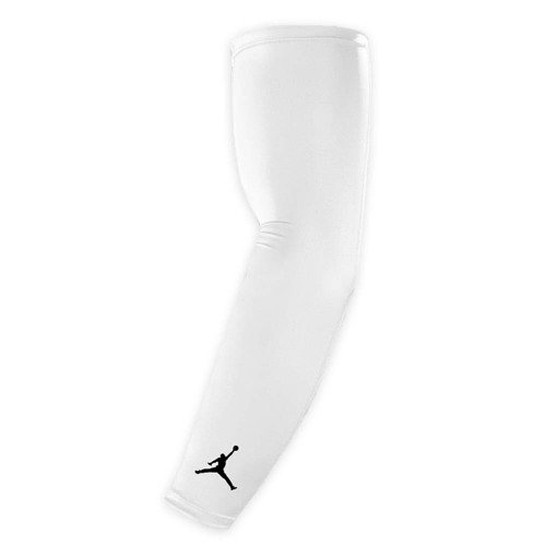 Rękaw opaska na łokieć arm SHOOTER SLEEVES Air Jordan biały - 2 sztuki