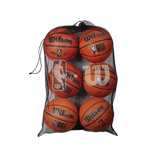 Torba worek siatka na piłki Wilson NBA 6 Ball Mesh Carry - WTBA70030