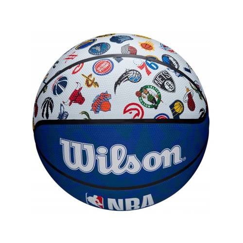 Zestaw Piłka do koszykówki Wilson NBA All Teams Outdoor + Dryblerki Basketo