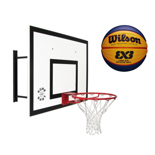 Zestaw Sure Shot Maxi Combo 542 wodoodporny Piłka Wilson FIBA 3x3