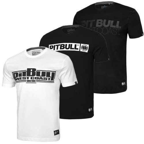 Zestaw trzech Koszulek męskich Pit Bull West Coast