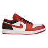 Buty męskie  Air Jordan 1 Low Gym Red and Black - 553558-163