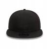 Czapka z daszkiem New Era 9FIFTY Plain Essential All Black Snapback Czarna - 11310515