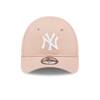 Czapka z daszkiem dziecięca New Era 9FORTY MLB NY New York Yankees Infant League Essential Różowa - 60298884