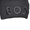 Czapka zimowa bawełniana Hugo Boss Beanie Afox Black - 50497967-001