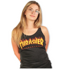 Koszulka damska Thrasher Magazine Girl Flame Logo Racerback BLK czarna