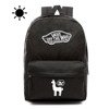 Plecak szkolny sportowy VANS Realm Backpack czarny VN0A3UI6BLK + Custom Lumi Lama