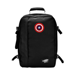 CabinZero Classic 2w1 36L - CZ171201 Backpack black + Custom Captain America's shield