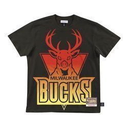 Mitchell & Ness NBA Milwaukee Bucks T-Shirt - SSTEBW19142-MBUBLCK