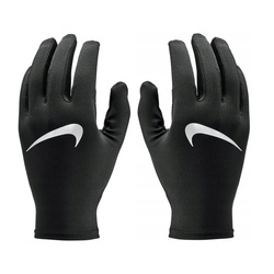 Nike Miler Black Running Gloves with Swoosh - N.RG.L4.042