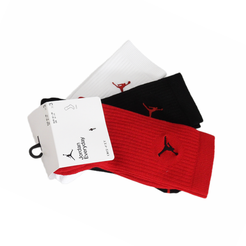 Air Jordan Everyday Cushioned Crew Basketball Socks 3-pack - DX9632-918