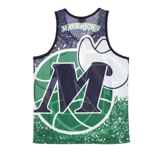 Mitchell & Ness NBA Dallas Mavericks Tank Top - MSTKAJ19070-DMADKGN