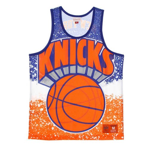 Mitchell & Ness NBA NY Knicks Tank Top - MSTKAJ19070-NYKDKOR