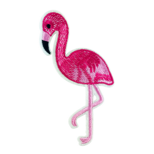 Nášivka na oblečenie Flamingo plameniak