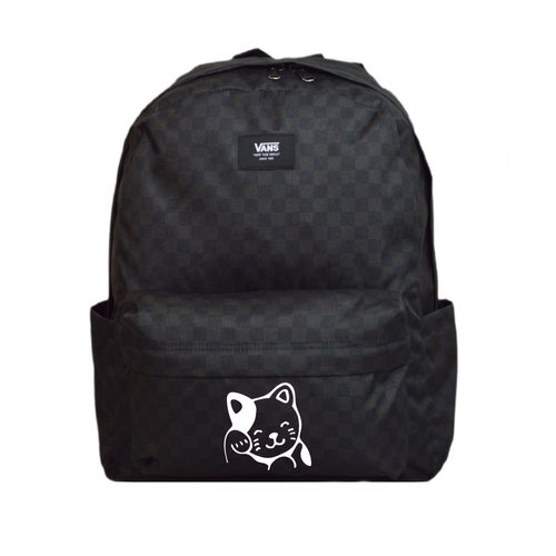 Vans Old Skool Check Backpack black/charcoal - VN000H4XBA51