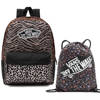 Vans Realm Backpack Animal Patterns + Benched Bag Batoh