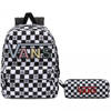 Vans Realm Flying V Backpack - VN0A3UI8XZD + Pencil Pouch